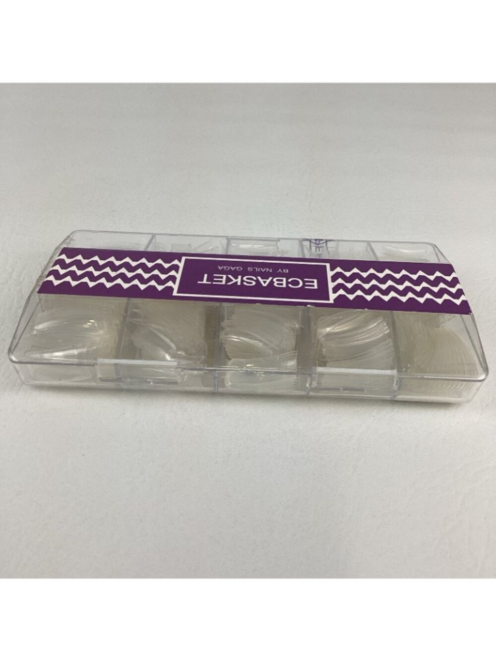 Ecbasket By Nails Gaga Clear False Nail Tips Manicure Fingernail Extension New - Picture 4 of 5